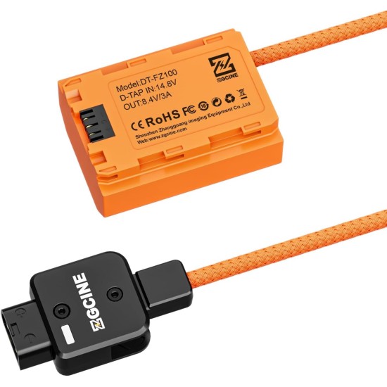 ZGCINE D-Tap to FZ100 Dummy Battery Cable